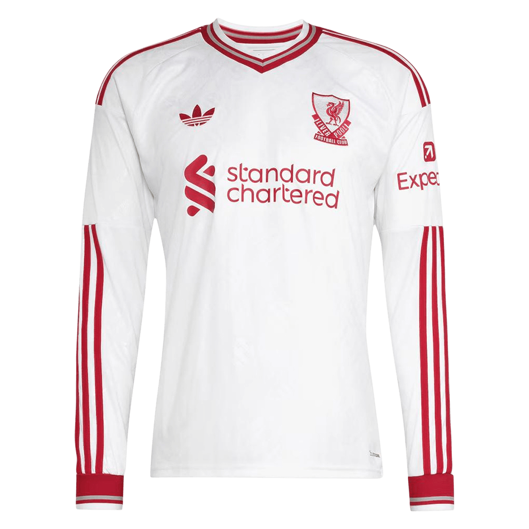 Męska koszulka Liverpoolu wyjazdowa z długim rękawem 2026/27