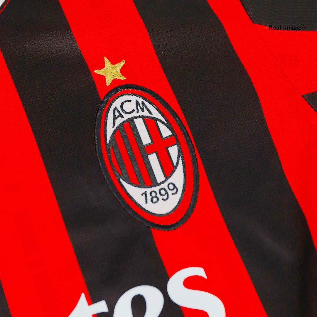 AC Milan Dziecięcy Strój Piłkarski Domowy 2024/25 (Koszulka + Spodenki) - Topowe Koszulki Pilkarskie Sklep Internetowy