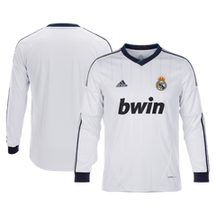 Męska Koszulka Retro Domowa Real Madrid 2012/13 z Długim Rękawem