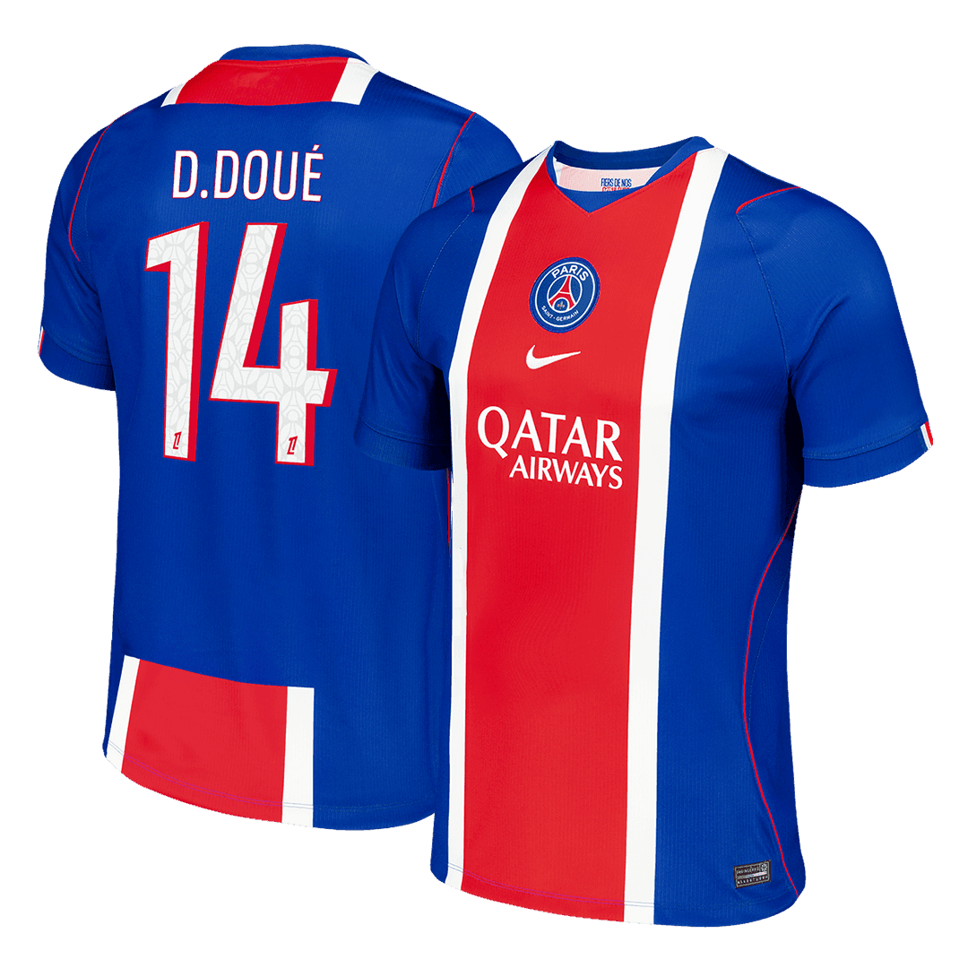 Męska koszulka PSG domowa D.DOUÉ #14 2026/27