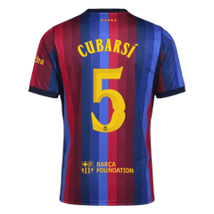 Męska koszulka Barcelony domowa CUBARSÍ #5 2026/27 - UCL