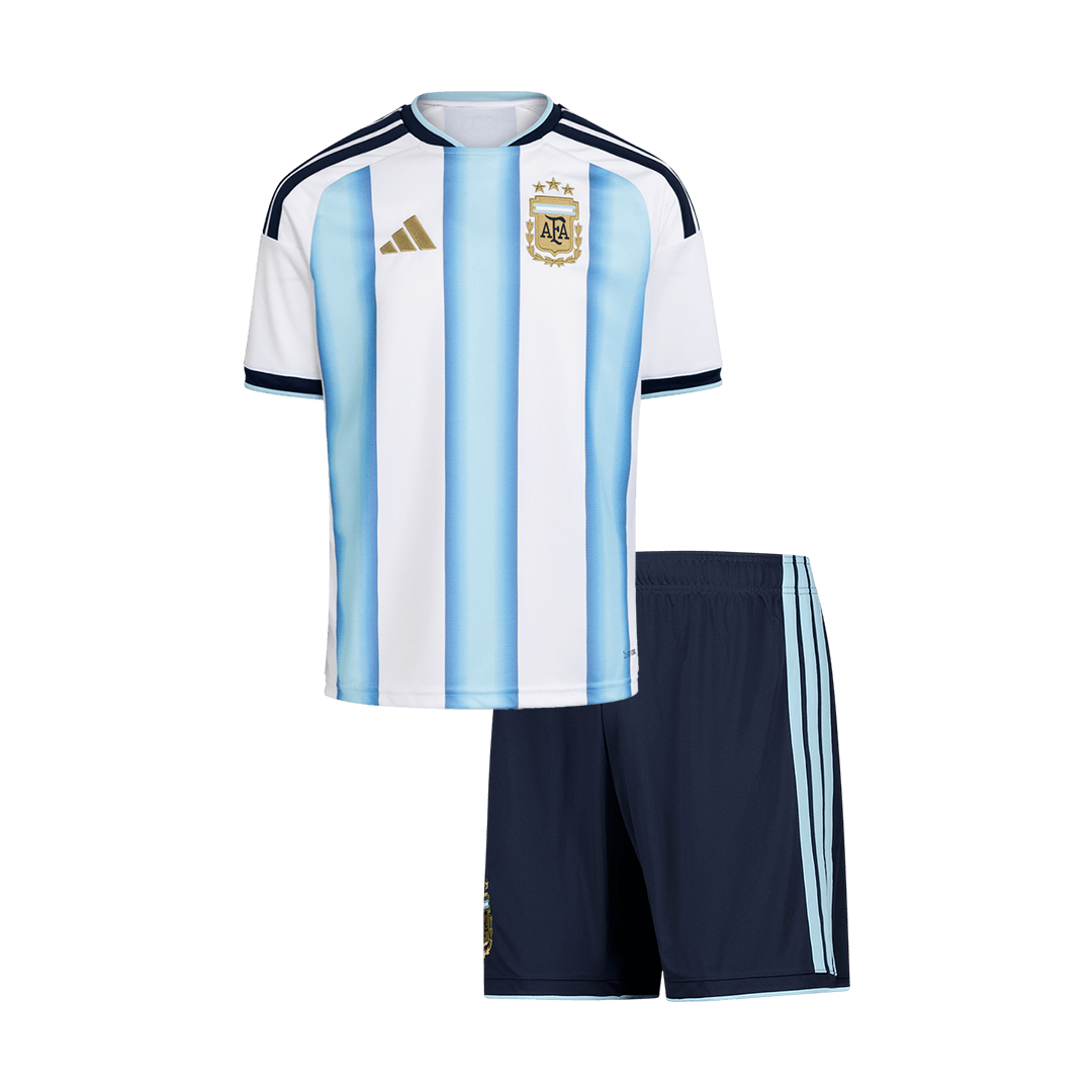 Dziecięcy zestaw Argentyny domowy 2026 - Mundial 2026 [PREMIUM]