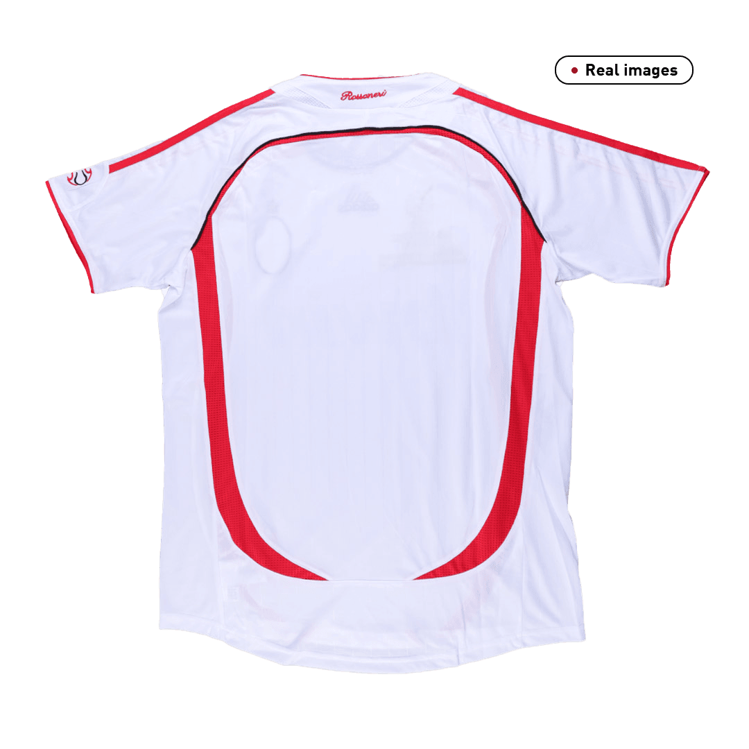 Męska koszulka retro AC Milan 2006/07 wyjazdowa - UCL - Topowe Koszulki Pilkarskie Sklep Internetowy