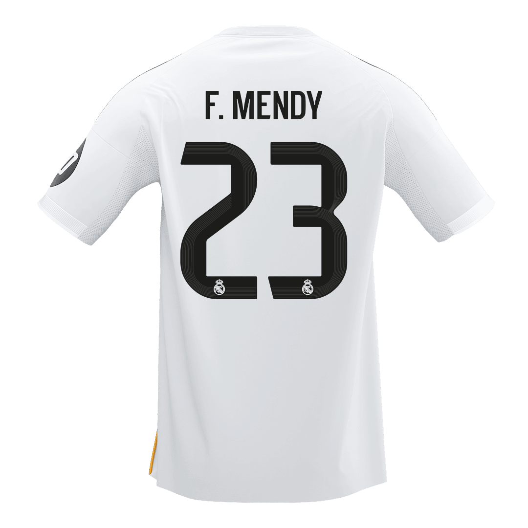 Męska Koszulka Domowa Real Madrid F.MENDY #23 2025/26 [PREMIUM] - Topowe Koszulki Pilkarskie Sklep Internetowy