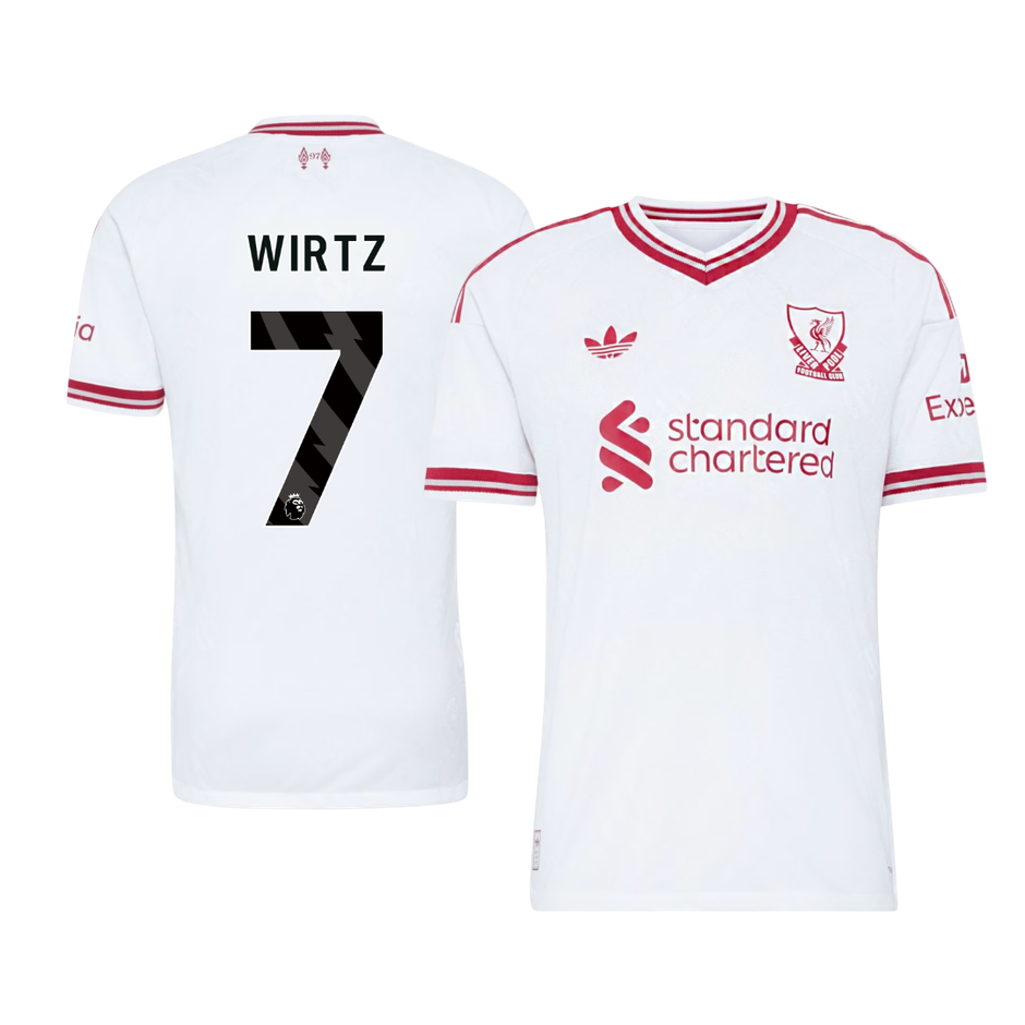 Męska koszulka Liverpoolu wyjazdowa WIRTZ #7 wersja zawodnicza 2026/27