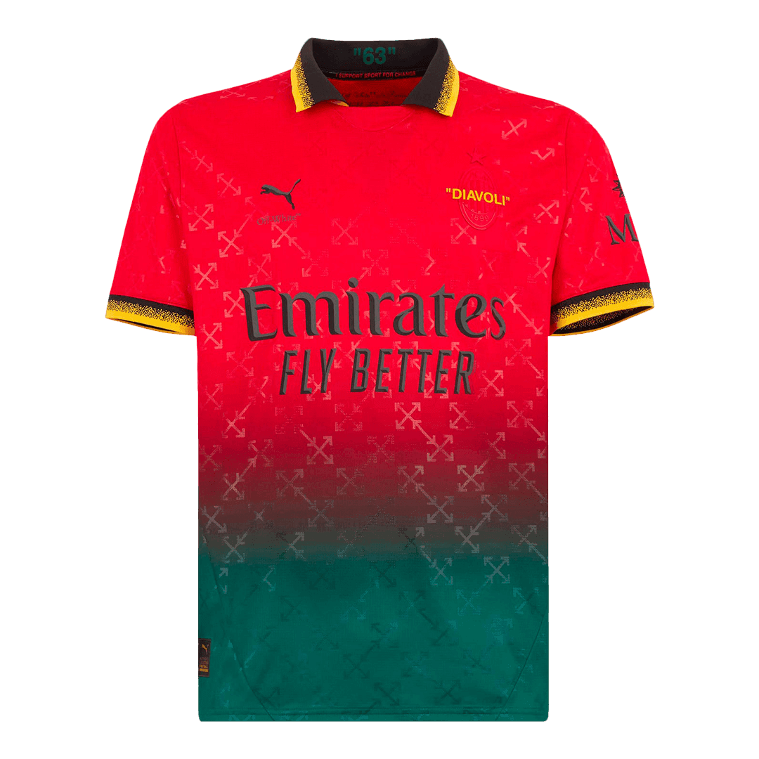 Męska bramkarska koszulka piłkarska AC Milan Fourth Away 2024/25 - Topowe Koszulki Pilkarskie Sklep Internetowy