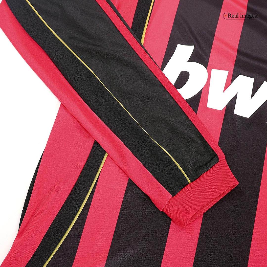 Męska koszulka piłkarska z długim rękawem Retro KAKA' #22 2006/07 AC Milan Home - Topowe Koszulki Pilkarskie Sklep Internetowy