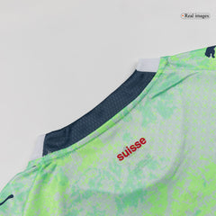 Męska Koszulka Wyjazdowa Switzerland Wersja Piłkarska World Cup 2026 - Slim Fit