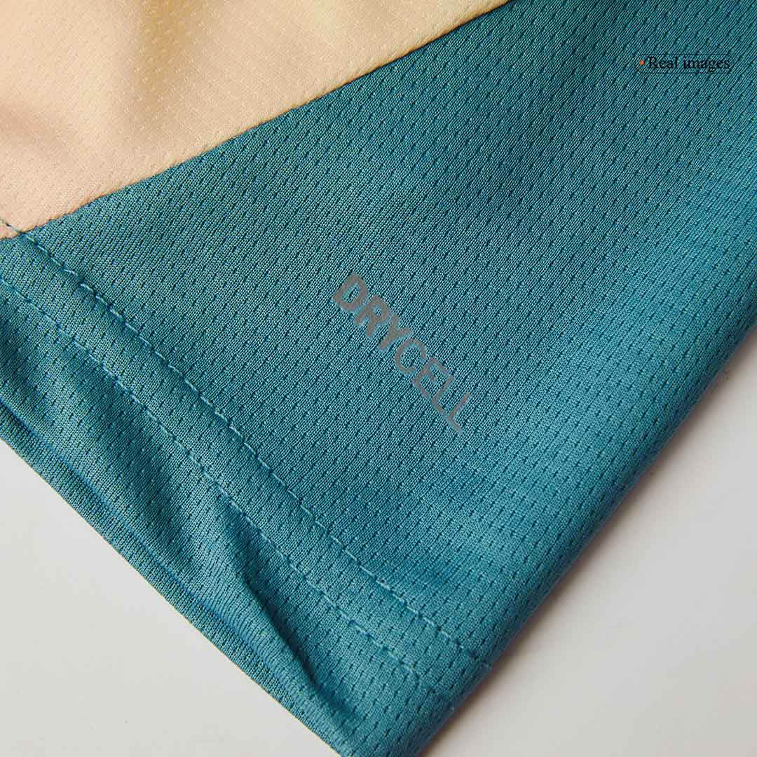 Wysokiej jakości komplet koszulek piłkarskich Manchester City Fourth Away (koszulka + spodenki) 2024/25 dla dzieci - Topowe Koszulki Pilkarskie Sklep Internetowy