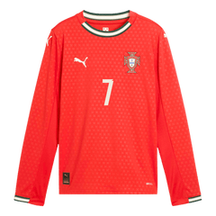 Męska Koszulka Domowa Portugalia RONALDO #7 Długi Rękaw 2025 - Topowe Koszulki Pilkarskie Sklep Internetowy