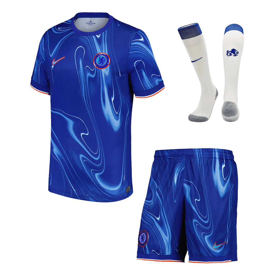 Koszulka piłkarska Chelsea Home (Koszulka+Szorty+Skarpety) 2024/25 - Topowe Koszulki Pilkarskie Sklep Internetowy