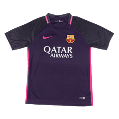 Męska Koszulka Retro Wyjazdowa Barcelona 2016/17
