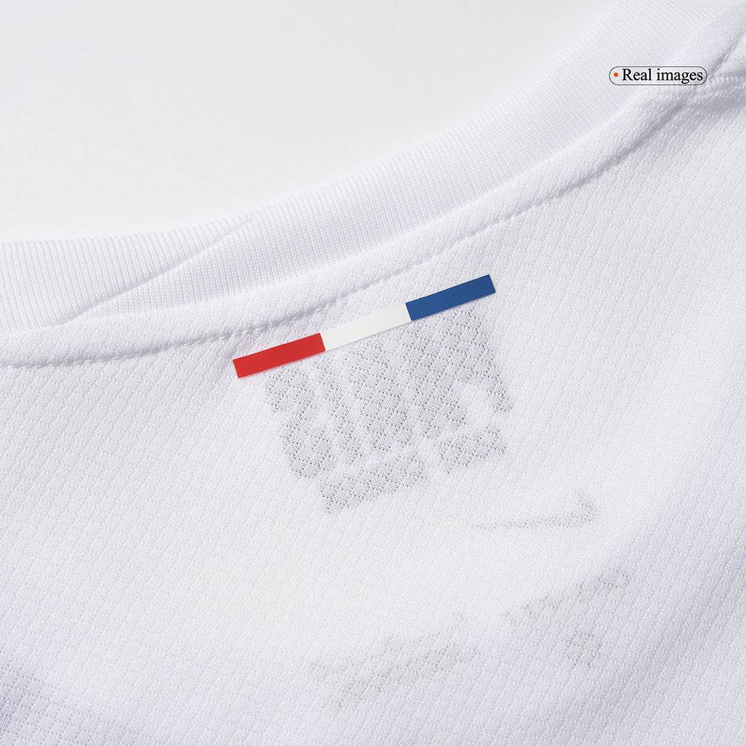 Dziecięcy wyjazdowy zestaw koszulek piłkarskich PSG (koszulka+spodenki+skarpety) 2024/25 - Topowe Koszulki Pilkarskie Sklep Internetowy