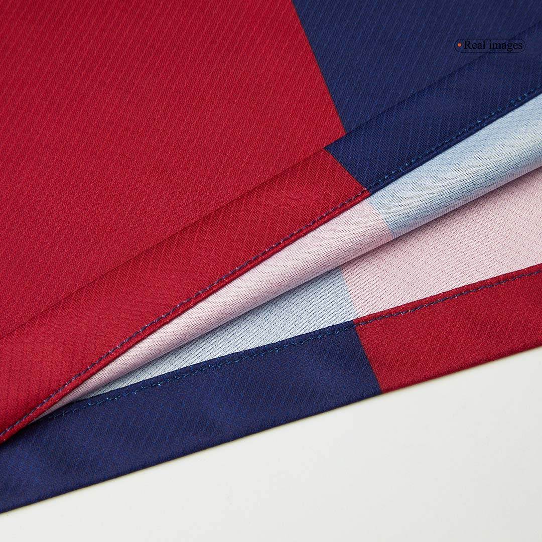 Męska koszulka piłkarska Barcelona Home 2024/25 - 125th Anniversary (Spotify Logo Without Text) - Topowe Koszulki Pilkarskie Sklep Internetowy