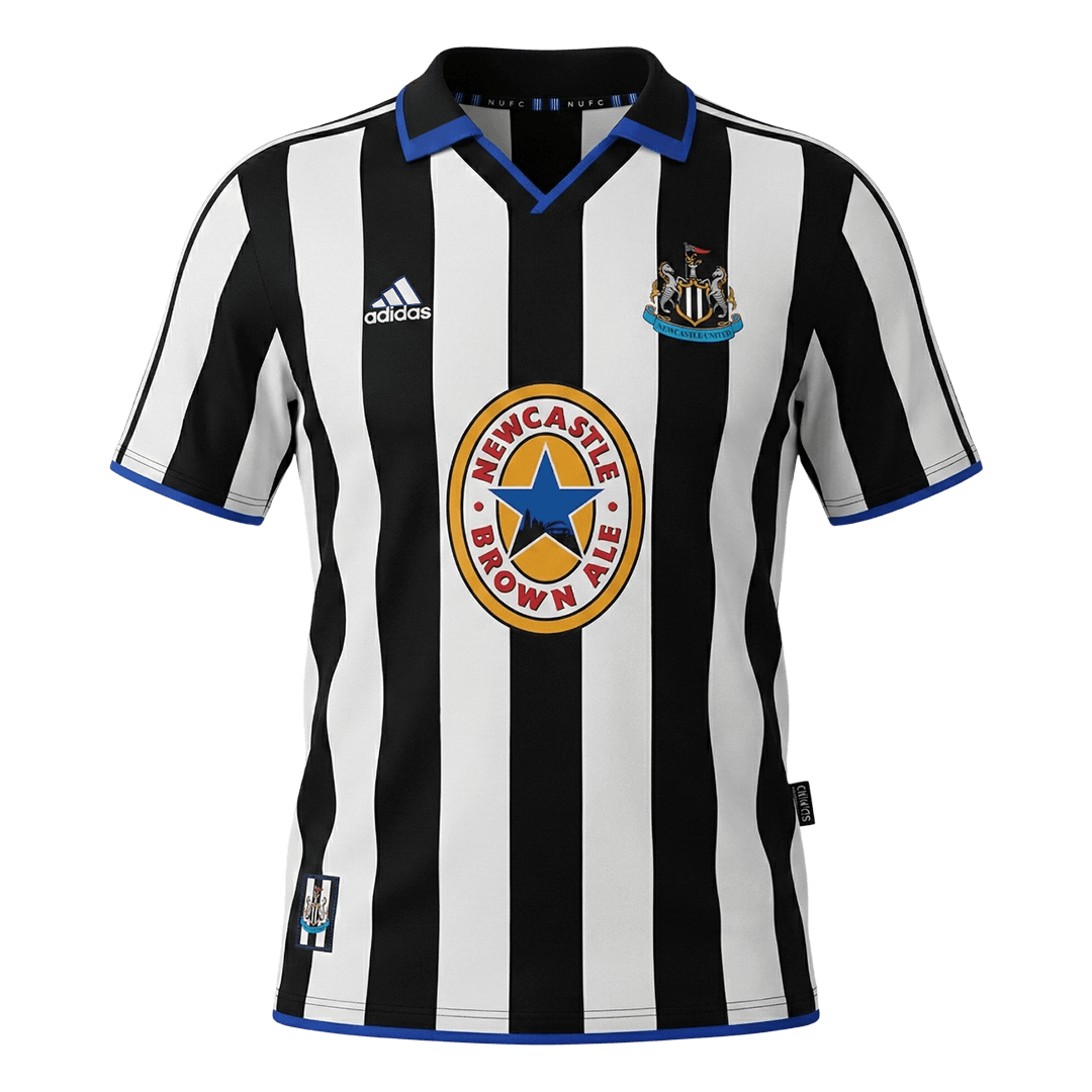 Męska Koszulka Retro Domowa Newcastle United 1999/00