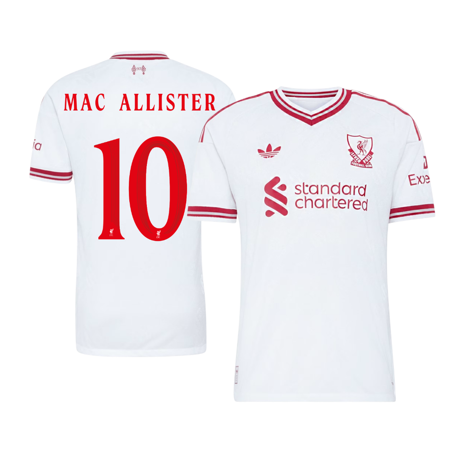 Męska koszulka Liverpoolu wyjazdowa MAC ALLISTER #10 wersja zawodnicza 2026/27 - UCL