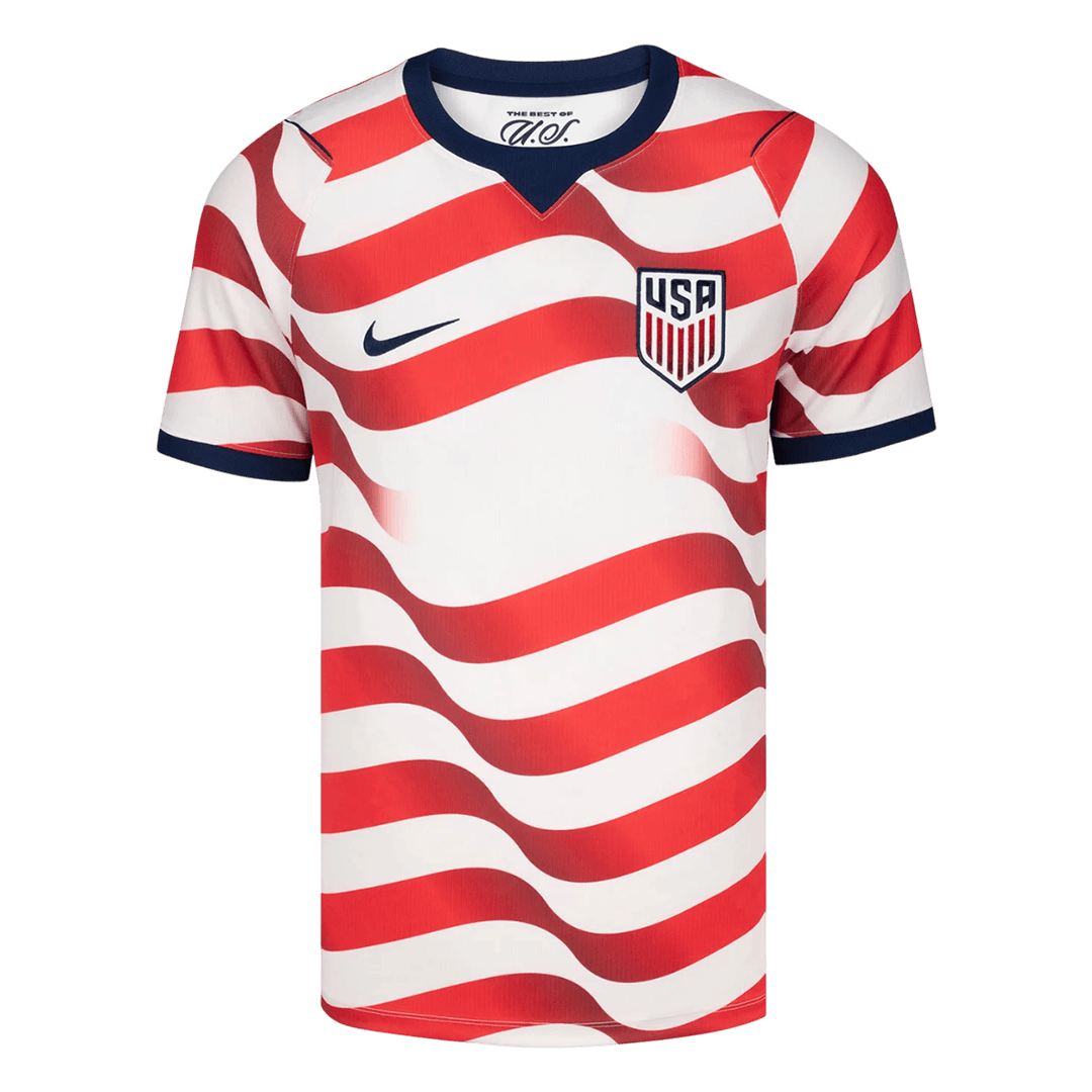 Męska koszulka USA domowa – Mundial 2026 Czerwony i biały