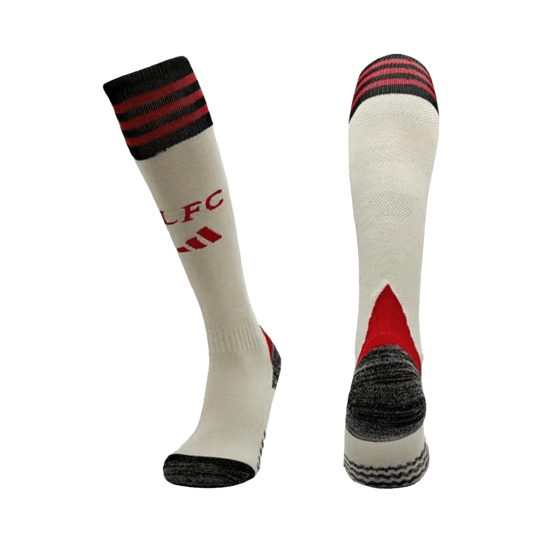 Męskie Skarpety Wyjazdowa Liverpool 2025/26 - Topowe Koszulki Pilkarskie Sklep Internetowy