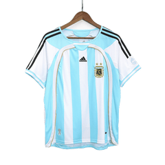 Męska Koszulka Retro Domowa Argentina 2006 - Topowe Koszulki Pilkarskie Sklep Internetowy
