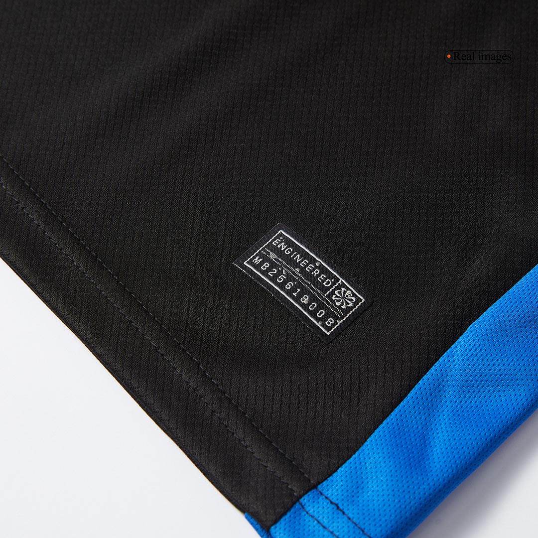 Zestaw Piłkarski Dla Dzieci Barcelona Away (Koszulka+Spodenki) 2024/25 - Spotify Logo without Text - Topowe Koszulki Pilkarskie Sklep Internetowy