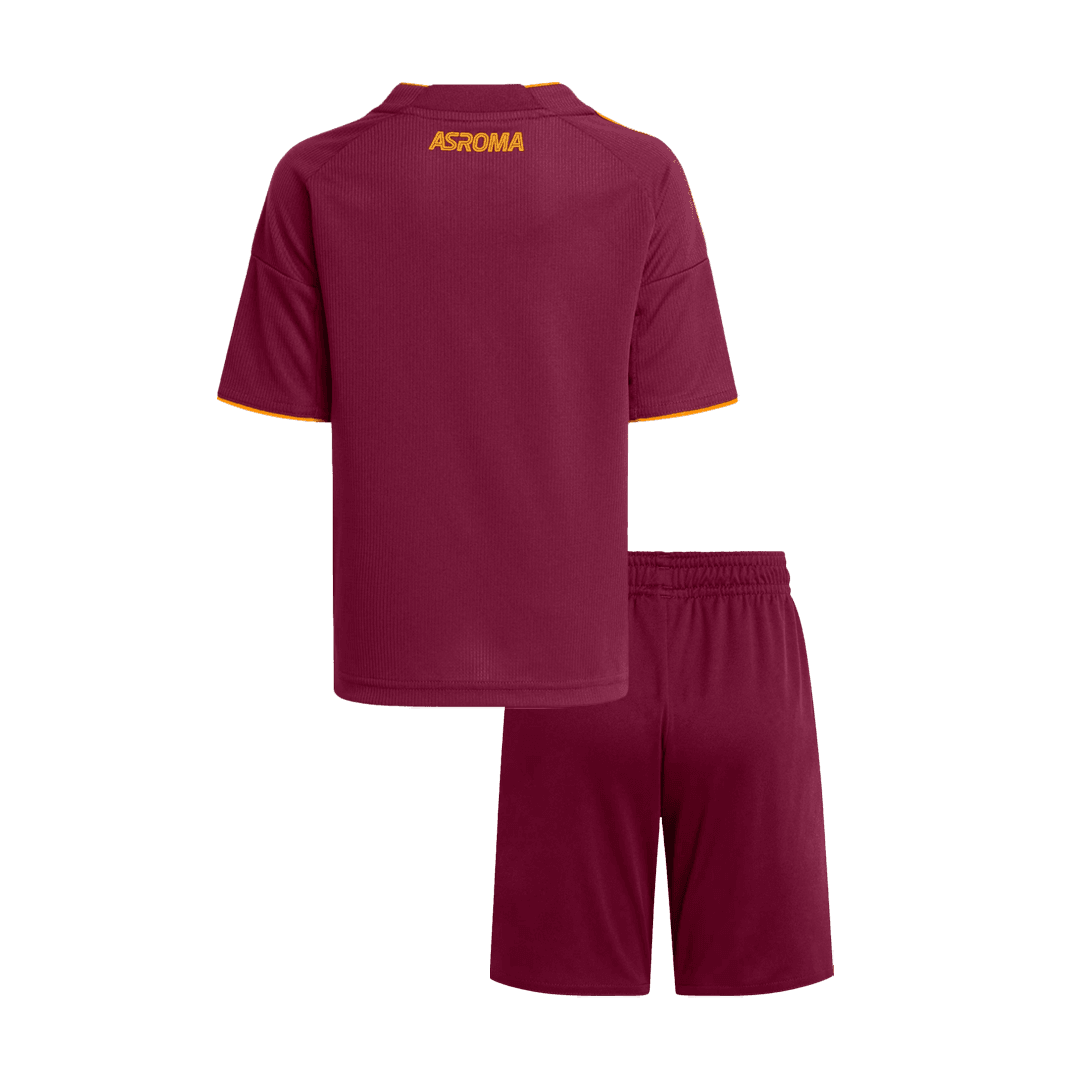Dziecięcy Zestaw Domowa Roma (Koszulka+Spodenki) 2025/26 - Topowe Koszulki Pilkarskie Sklep Internetowy