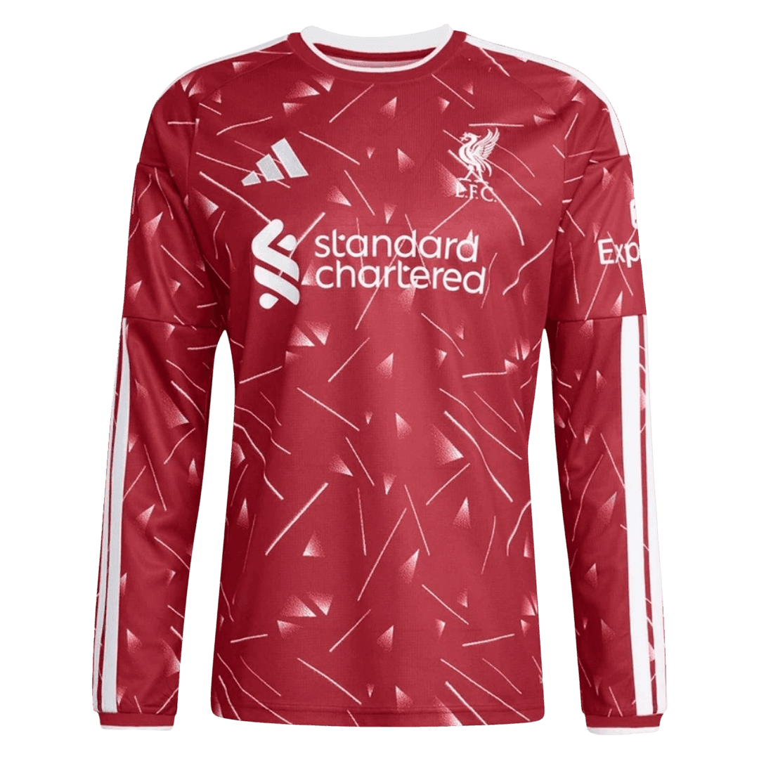 Męska koszulka Liverpoolu domowa z długim rękawem 2026/27