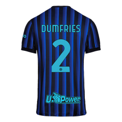 Męska Koszulka Domowa Inter Milan DUMFRIES #2 2025/26 - Topowe Koszulki Pilkarskie Sklep Internetowy