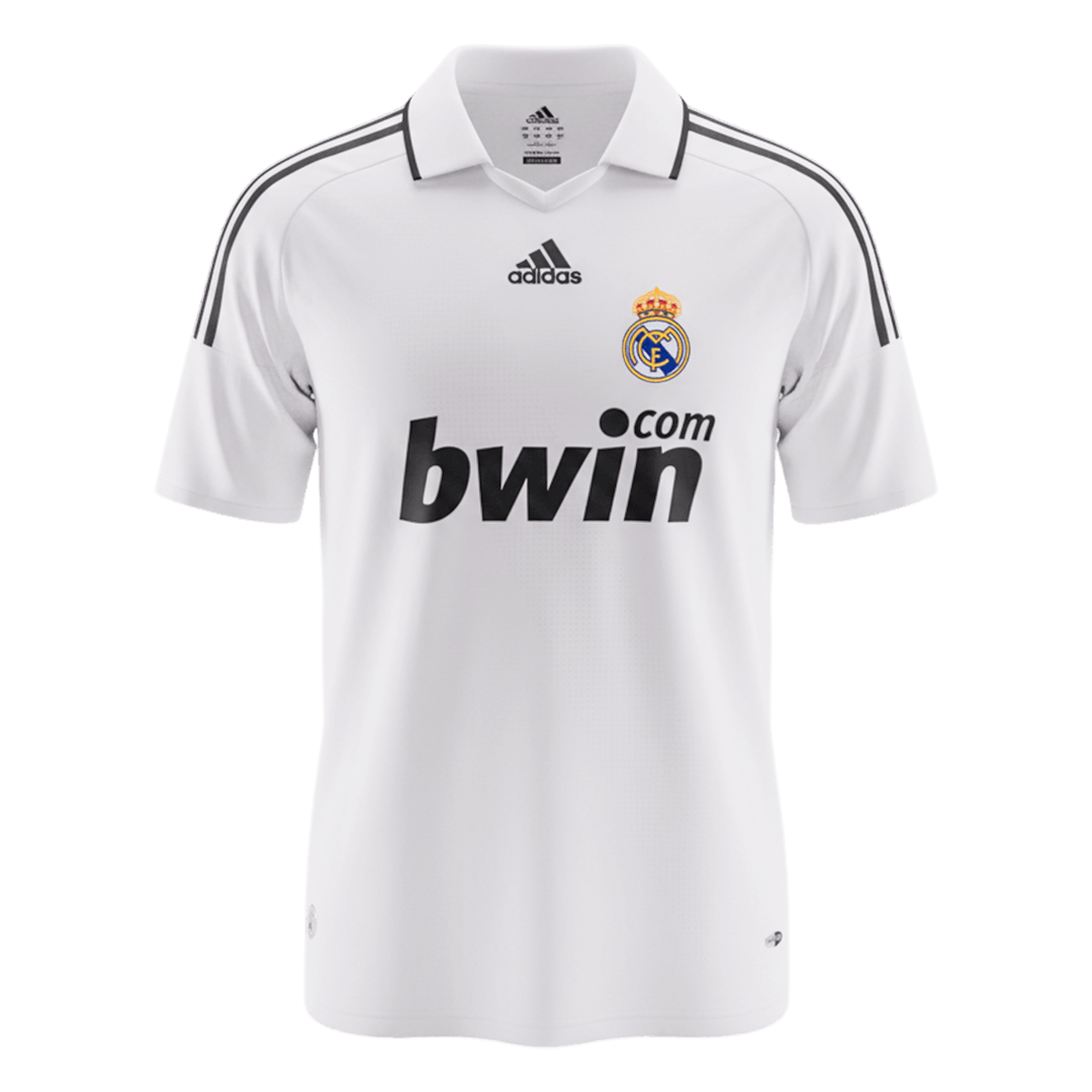 Męska Koszulka Retro Domowa Real Madrid 2008/09