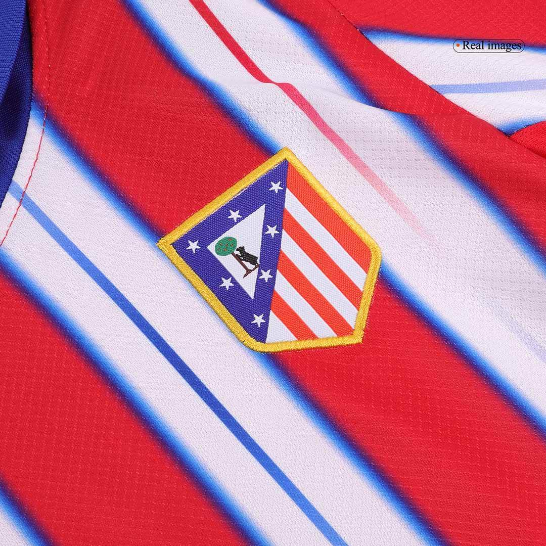 Dziecięcy zestaw koszulek piłkarskich Atletico Madryt (koszulka+spodenki+skarpety) 2024/25 - Topowe Koszulki Pilkarskie Sklep Internetowy