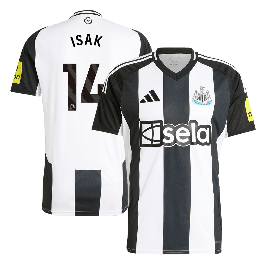 Męska Wysokiej jakości koszulka piłkarska ISAK #14 Newcastle United Home 2024/25 - Topowe Koszulki Pilkarskie Sklep Internetowy