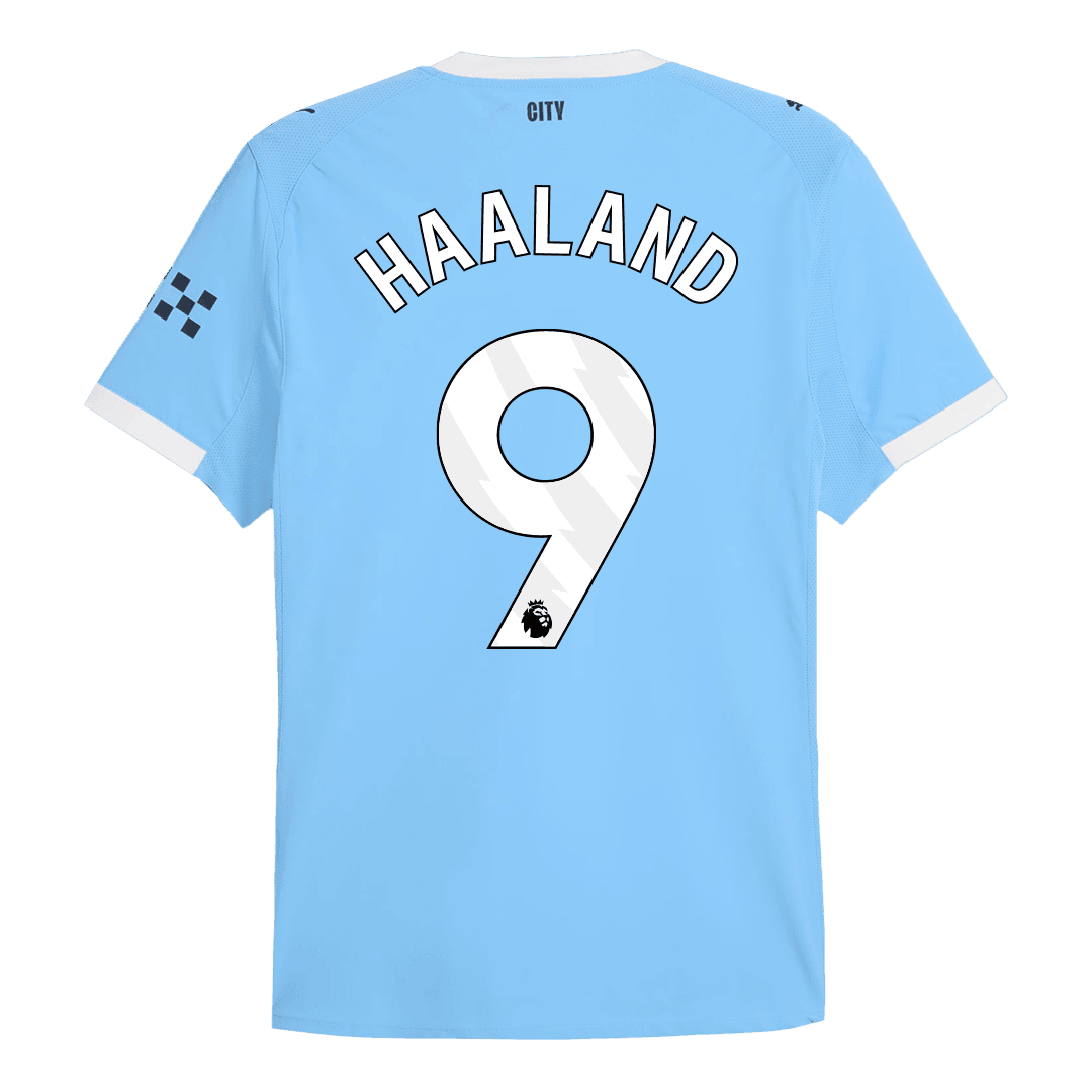 Męska Koszulka Domowa Manchester City HAALAND #9 Wersja Piłkarska 2025/26 - Slim Fit - Topowe Koszulki Pilkarskie Sklep Internetowy