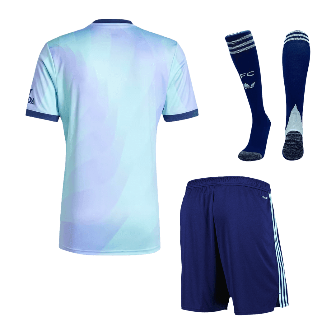 Arsenal Third Away Zestaw Piłkarski (Koszulka+Spodenki+Skarpety) 2024/25 - Topowe Koszulki Pilkarskie Sklep Internetowy