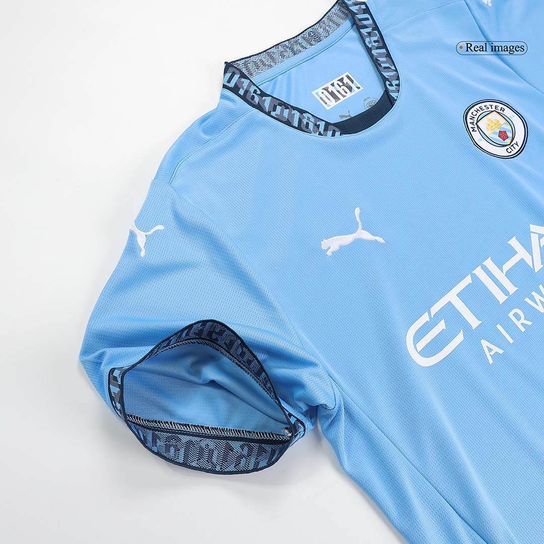 DE BRUYNE #17 Manchester City Home Koszulka piłkarska 2024/25 - UCL - Topowe Koszulki Pilkarskie Sklep Internetowy