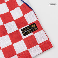 Męska Koszulka Domowa Croatia Wersja Piłkarska World Cup 2026 - Slim Fit