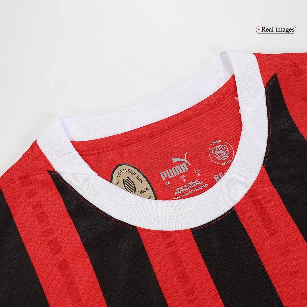 Męska koszulka piłkarska AC Milan Home 2024/25 - Topowe Koszulki Pilkarskie Sklep Internetowy