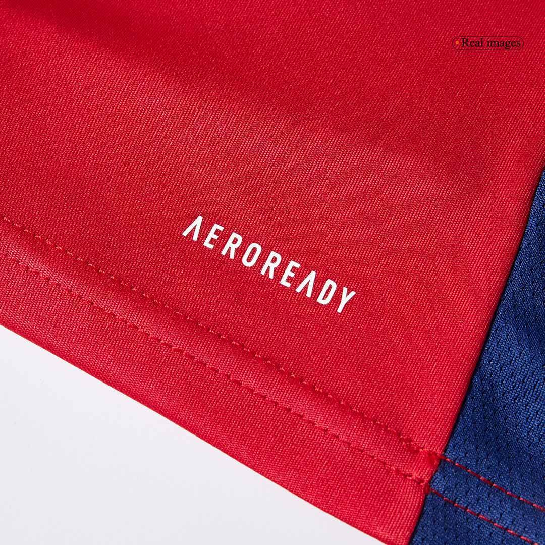 Arsenal Tanie Dziecięce Komplety Strój Domowy 2024/25 (Koszulka+Szorty+Skarpety) - Topowe Koszulki Pilkarskie Sklep Internetowy