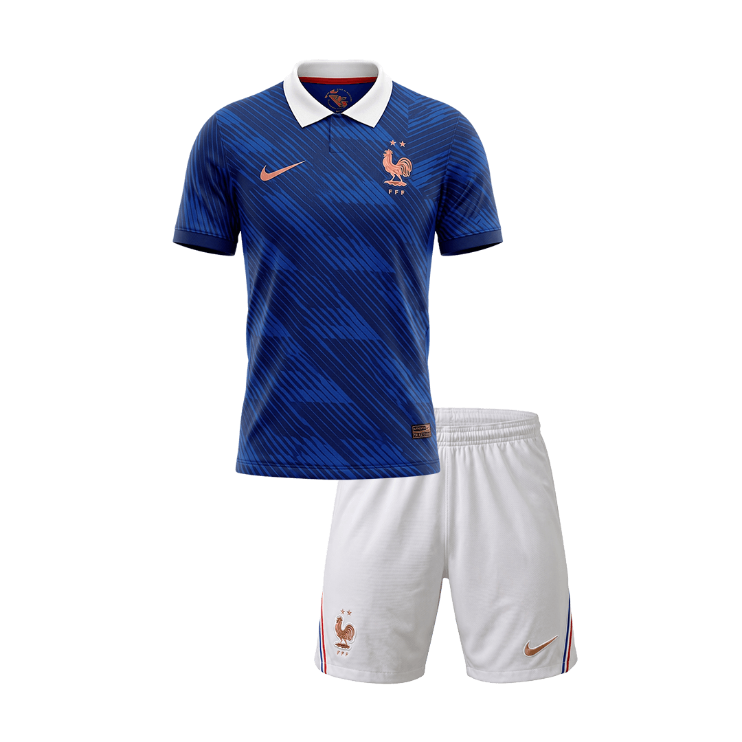 Dziecięcy Zestaw Domowa France (Koszulka+Spodenki) World Cup 2026