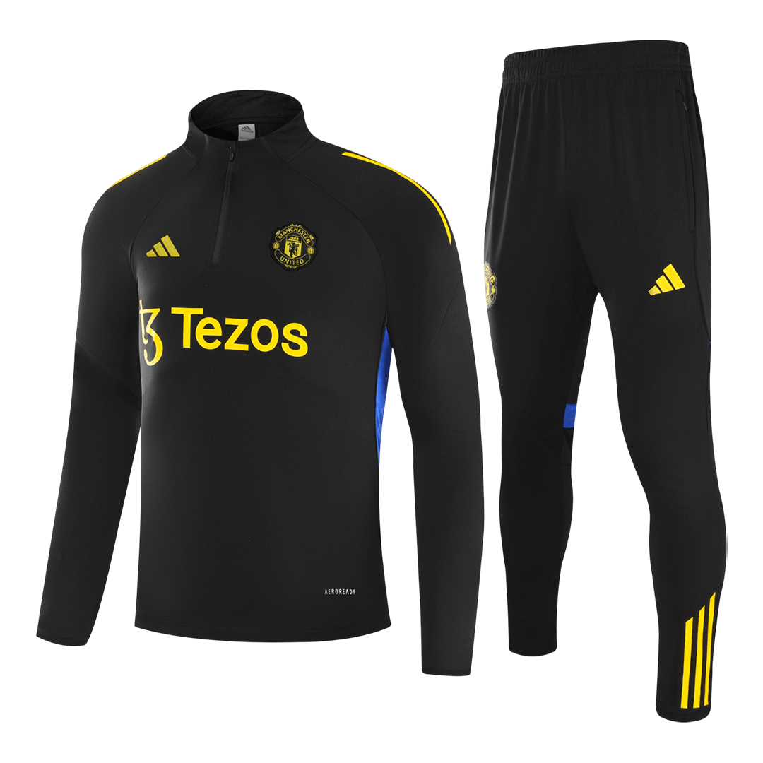 Juniorski Manchester United Bluza z zamkiem Komplet Dresowy 2025/26