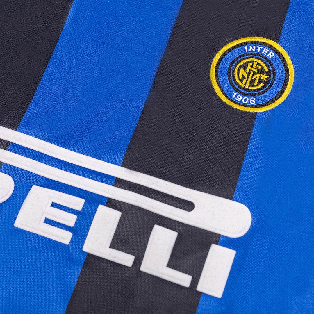 Męska Domowa koszulka piłkarska Retro RONALDO #9 1999/00 Inter Mediolan - Topowe Koszulki Pilkarskie Sklep Internetowy