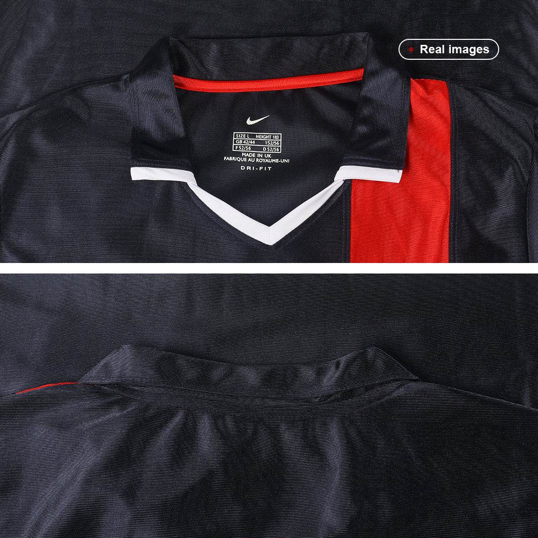 Męska domowa koszulka piłkarska PSG Retro 2001/02 - Topowe Koszulki Pilkarskie Sklep Internetowy