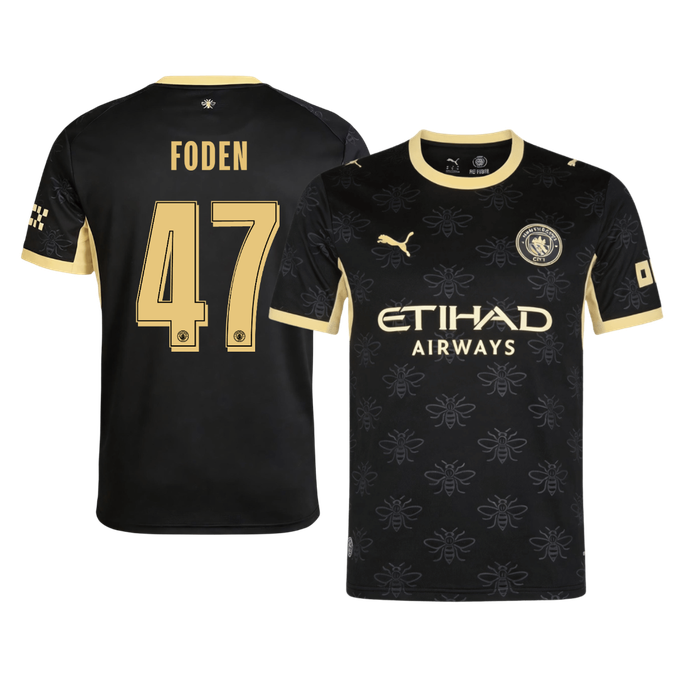 Męska koszulka Manchesteru City wyjazdowa FODEN #47 2026/27 - UCL