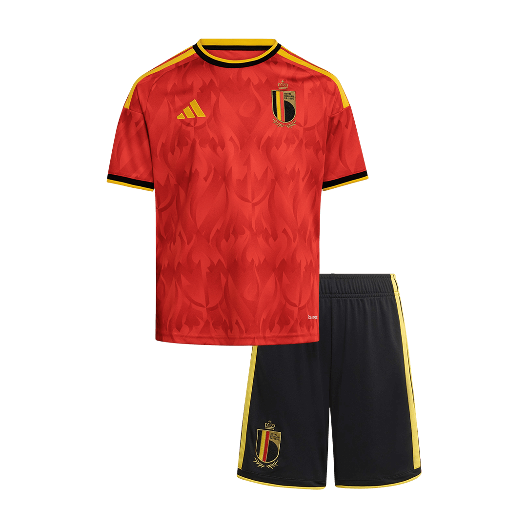 Dziecięcy Zestaw Domowa Belgium (Koszulka+Spodenki) World Cup 2026