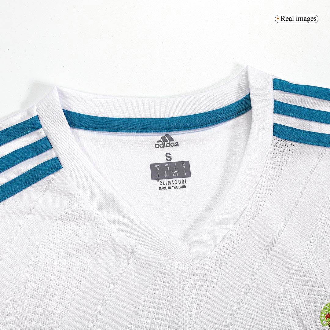 Męska Koszulka Retro Domowa Real Madrid 2017/18 - Topowe Koszulki Pilkarskie Sklep Internetowy
