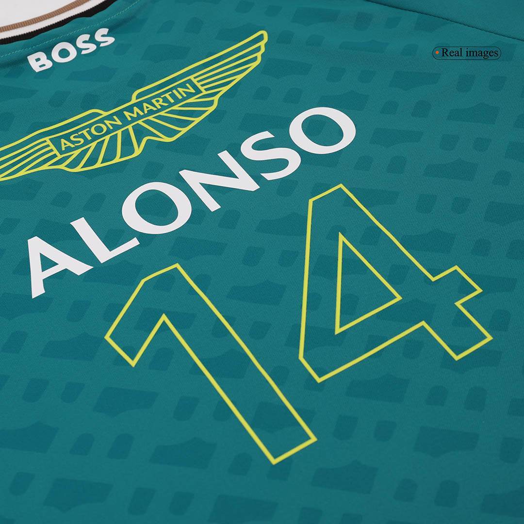 Koszulka kierowcy Aston Martin Fernando Alonso 2024-Wyprzedaż Sezonowa - Topowe Koszulki Pilkarskie Sklep Internetowy