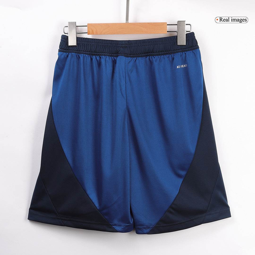 Męski wyjazdowy komplet piłkarski Manchester United (koszula+spodenki+skarpetki) 2024/25 - Topowe Koszulki Pilkarskie Sklep Internetowy