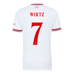 Męska koszulka Liverpoolu wyjazdowa WIRTZ #7 wersja zawodnicza 2026/27 - UCL