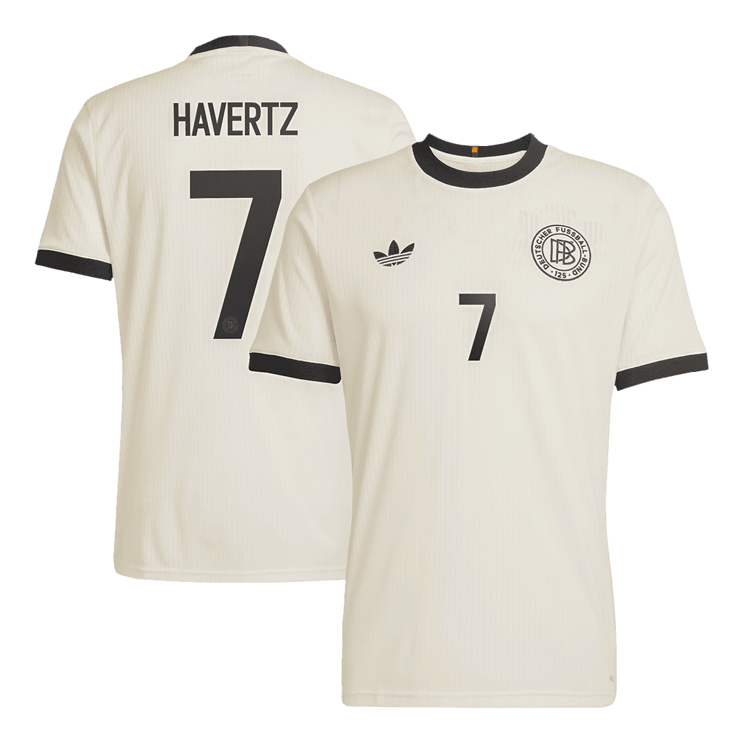 Męska Koszulka Niemcy 125th Anniversary HAVERTZ #7 2025 - Topowe Koszulki Pilkarskie Sklep Internetowy