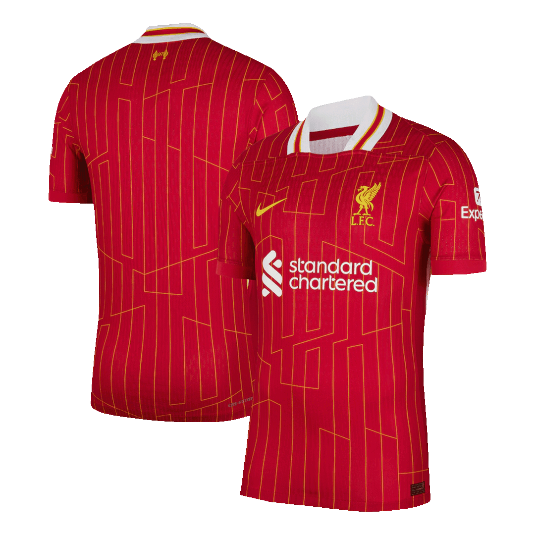 Męska Koszulka Domowa Liverpool Wersja Piłkarska 2024/25 - Slim Fit - Topowe Koszulki Pilkarskie Sklep Internetowy