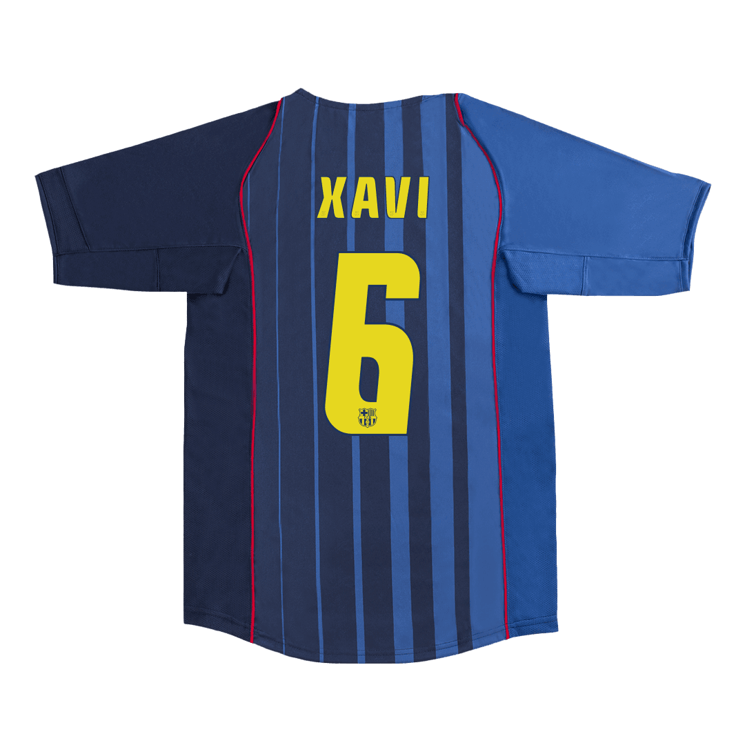 Koszulka Retro Wyjazdowa Barcelona XAVI #6 2004/05 - Topowe Koszulki Pilkarskie Sklep Internetowy