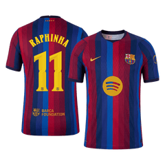 Męska koszulka Barcelony domowa RAPHINHA #11 wersja zawodnicza 2026/27 - UCL
